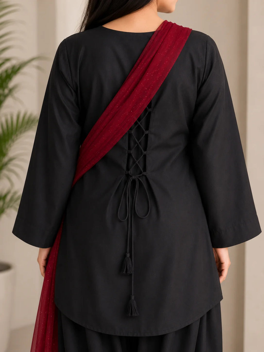 Zarafshan – 3 Piece Cotton Suit with Chiffon Dupatta